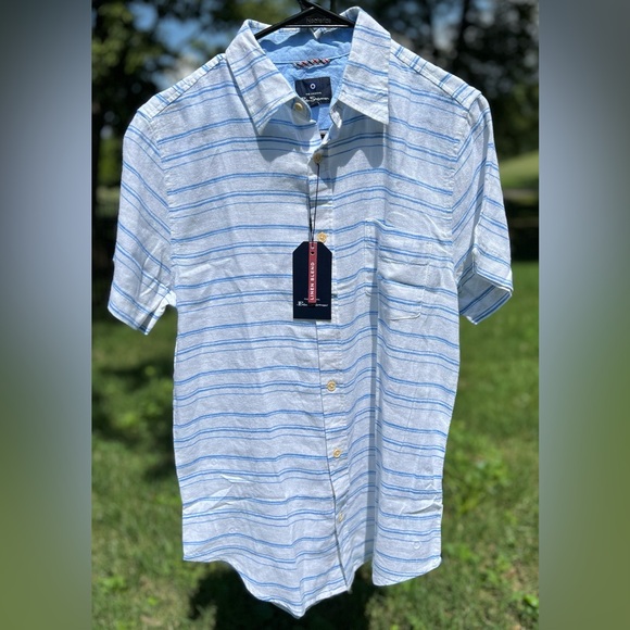 Ben Sherman Men’s Polo Shirt, Linen Blend, Size S NWT - Picture 1 of 5